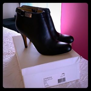 Coach booties 9.5